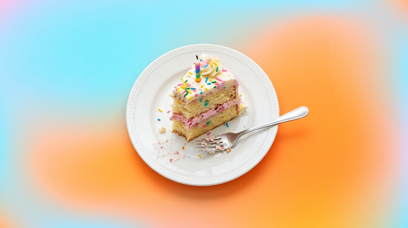Sample clue: a half-eaten slice