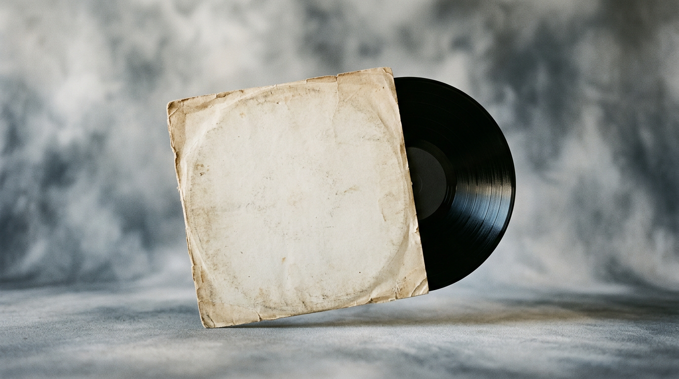 Sample clue: a record with no label